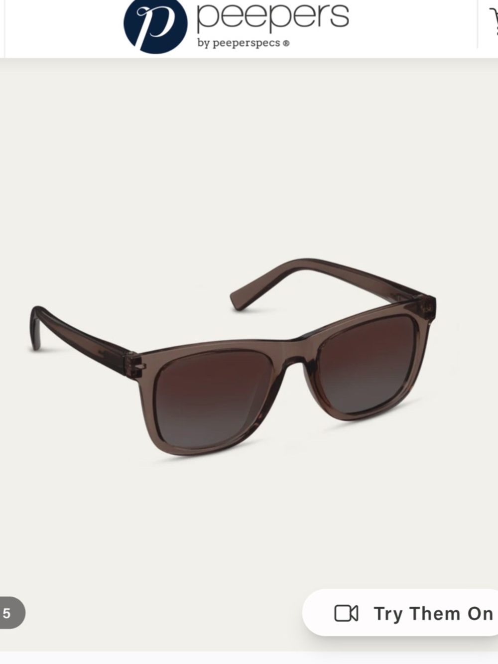 Peepers Harbor best selling style Women's Sunglasses -warm gray - Picture 4 of 10